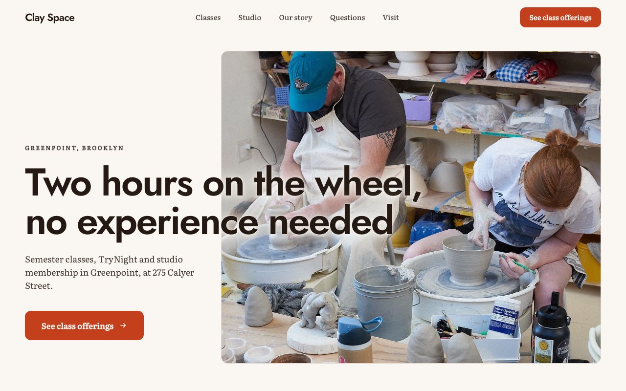 A website built by Vitrine from an Instagram profile